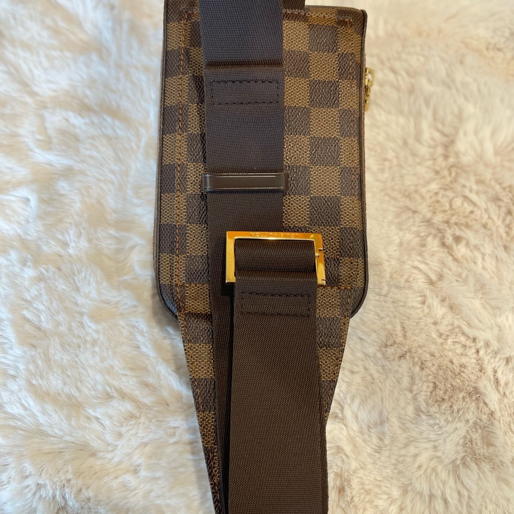 Louis Vuitton shoulder Geronimos with Iconic Damier Ebene - Picture 9 of 9